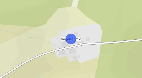 Bodenrichtwertkarte Sulzbach Laufen H&auml;gelesh&ouml;fle